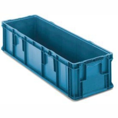 LEWISBINS ORBIS Stakpak SO4822-7 Plastic Long Stacking Container 48 x 22-1/2 x 7-1/4 Blue SO4822-7BLUE
